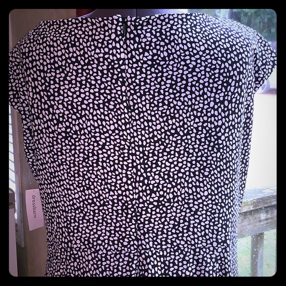 Jones Studio by Dress Barn black and white dress - Picture 5 of 9